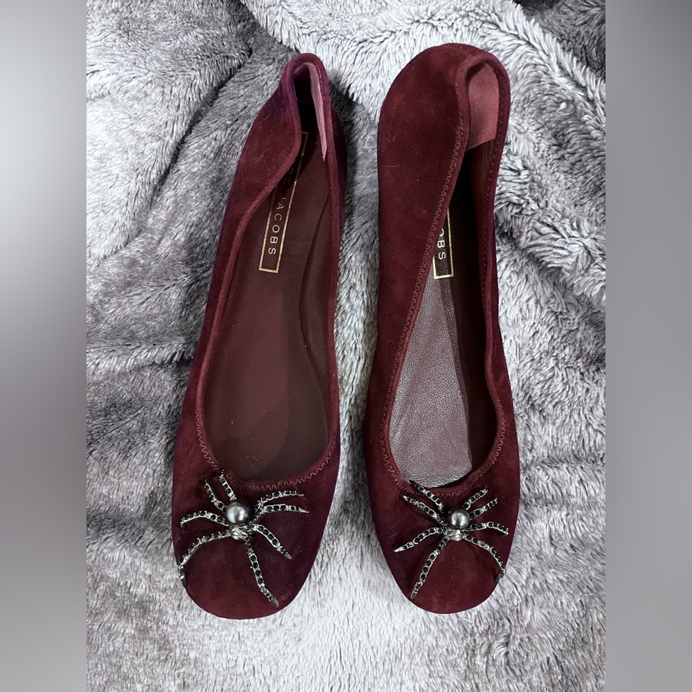 Marc jacobs jewelled spider Molly flats size 40